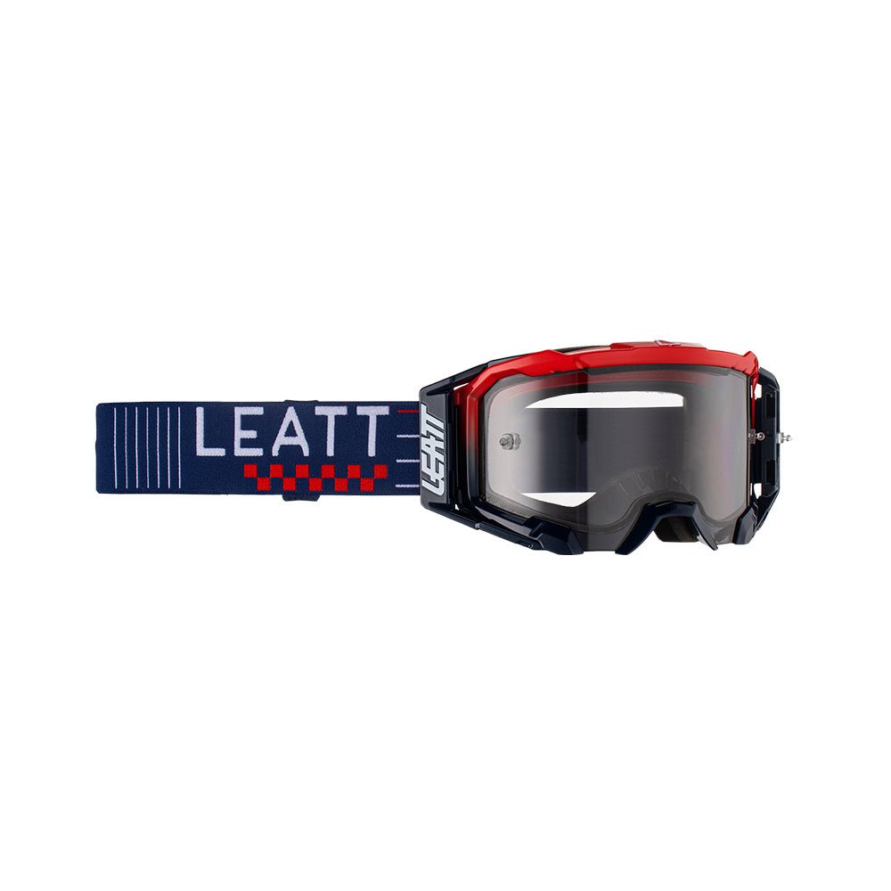 LEATT GOGGLE VELOCITY 5.5 ROYAL - LIGHT GREY LENS - ACE Race Shop