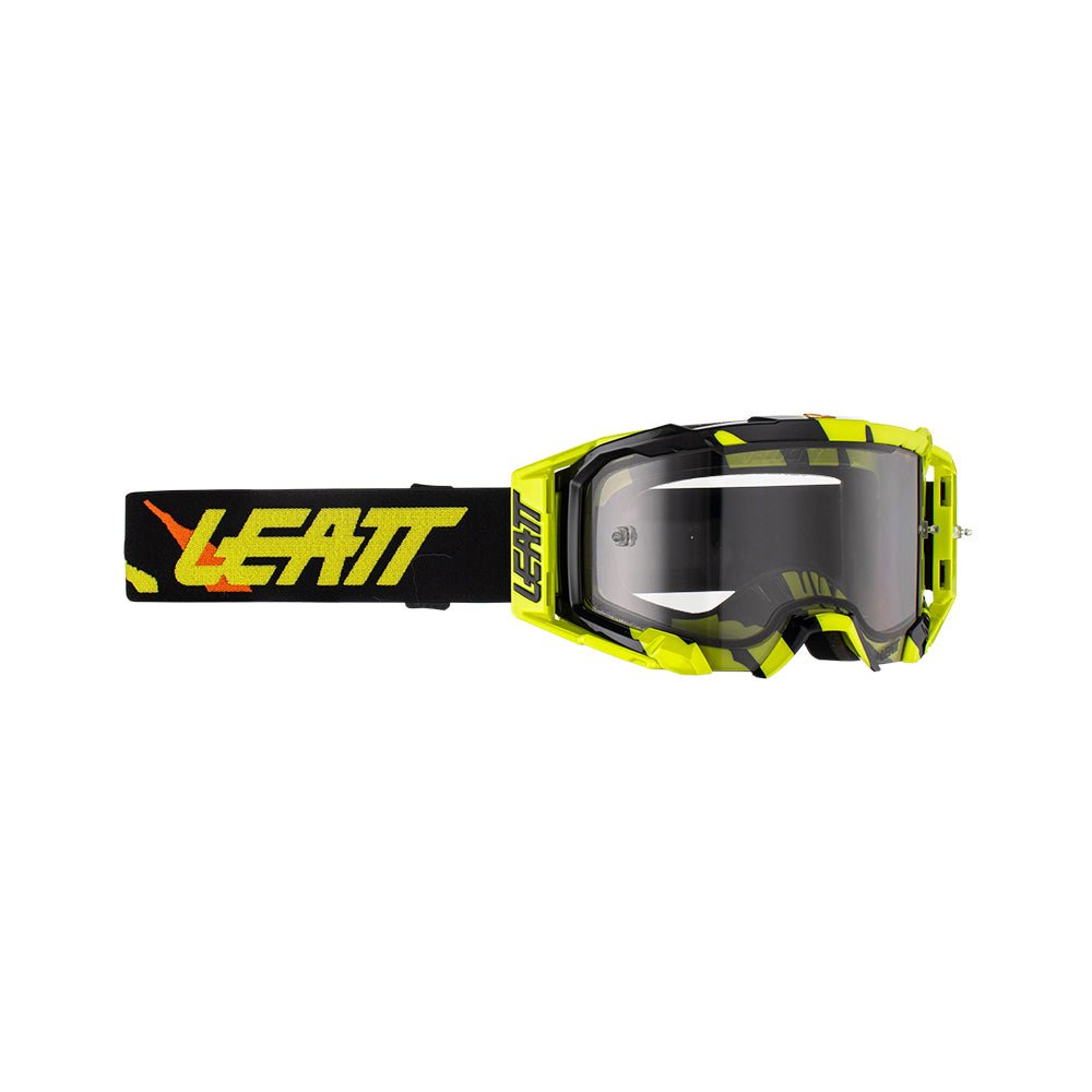 LEATT GOGGLE VELOCITY 5.5 TIGER - LIGHT GREY LENS (r) - ACE Race Shop