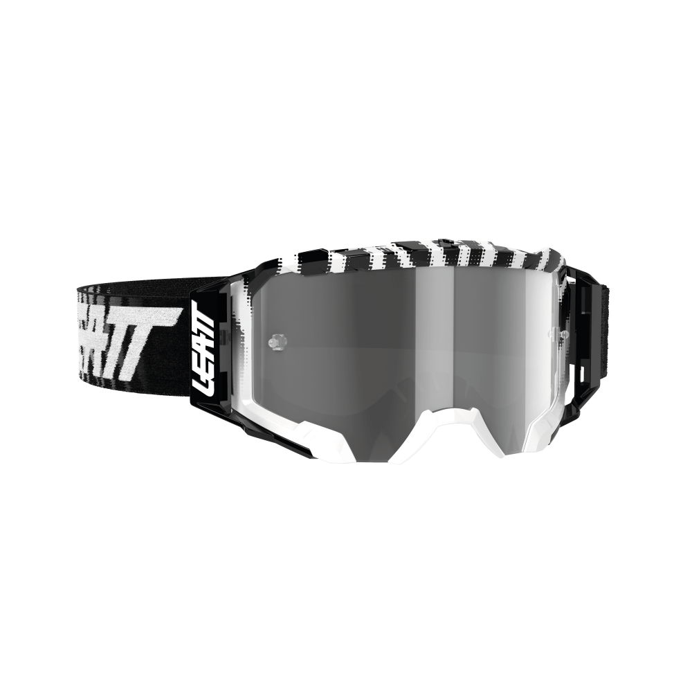 LEATT GOGGLE VELOCITY 5.5 ZEBRA - LIGHT GREY LENS (r) - ACE Race Shop
