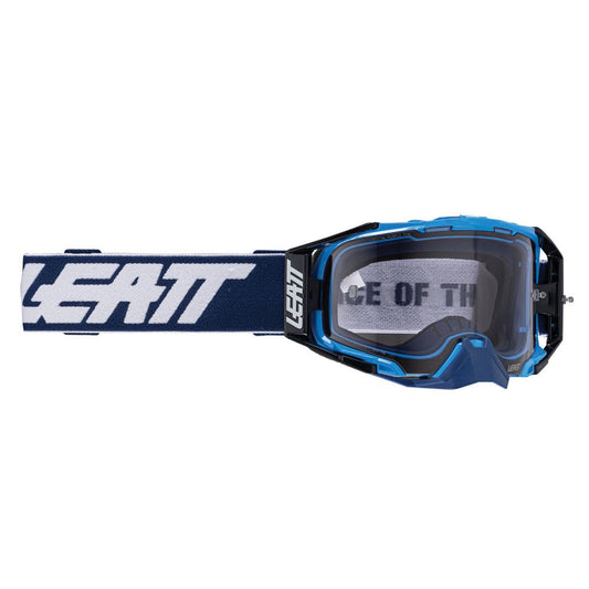 LEATT GOGGLE VELOCITY 6.5 CRYZTAL BLUE - LENS PURPLE 75 VLT - ACE Race Shop