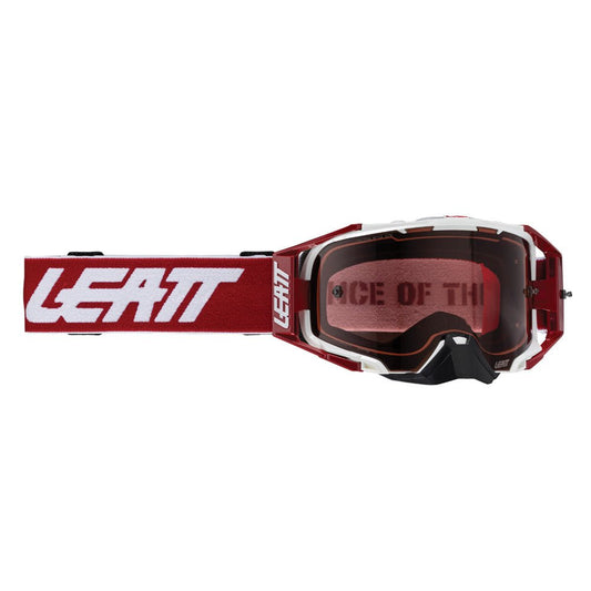 LEATT GOGGLE VELOCITY 6.5 CRYZTAL RUBY - LENS ROSE 32 VLT - ACE Race Shop