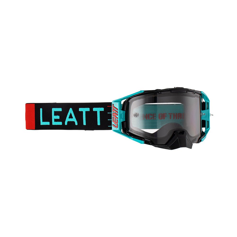 LEATT GOGGLE VELOCITY 6.5 FUEL - LIGHT GREY LENS (r) - ACE Race Shop