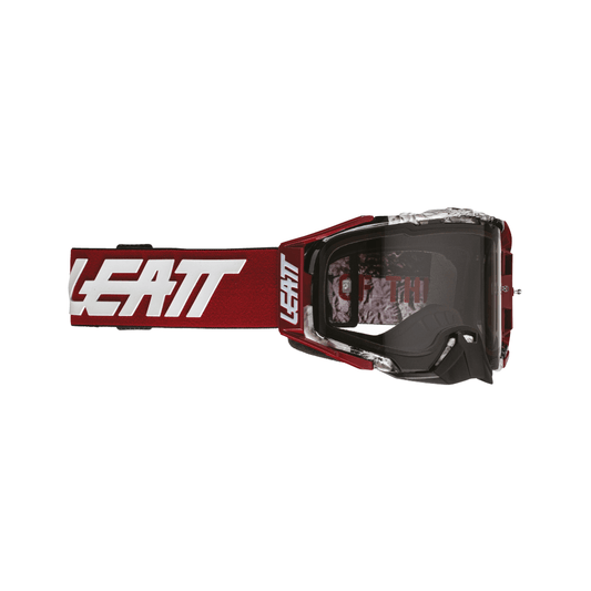 LEATT GOGGLE VELOCITY 6.5 NEWS - LIGHT GREY LENS (r) - ACE Race Shop