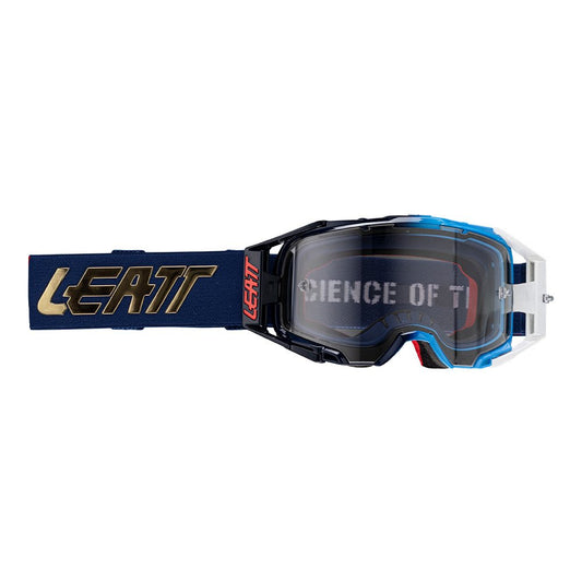 LEATT GOGGLE VELOCITY 6.5 PHOTOCHROMIC ROYAL - LENS CLEAR ADAPTIVE 37 - 87 VLT - ACE Race Shop