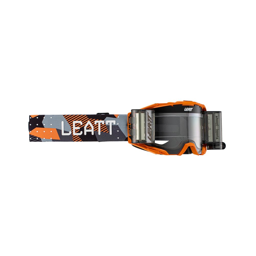 LEATT GOGGLE VELOCITY 6.5 ROLL - OFF ORANGE - CLEAR LENS (r) - ACE Race Shop