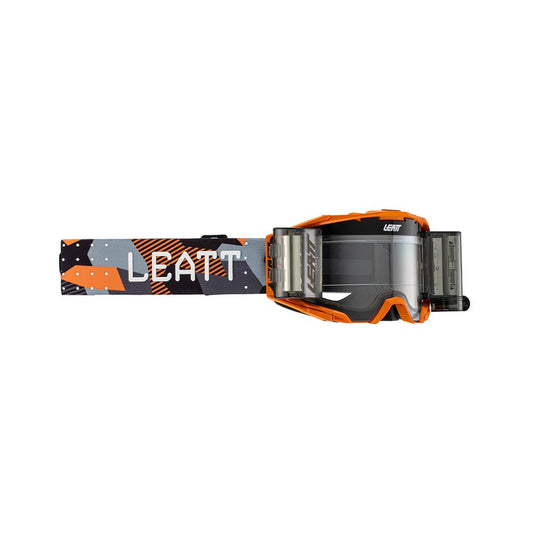 LEATT GOGGLE VELOCITY 6.5 ROLL - OFF ORANGE - CLEAR LENS (r) - ACE Race Shop