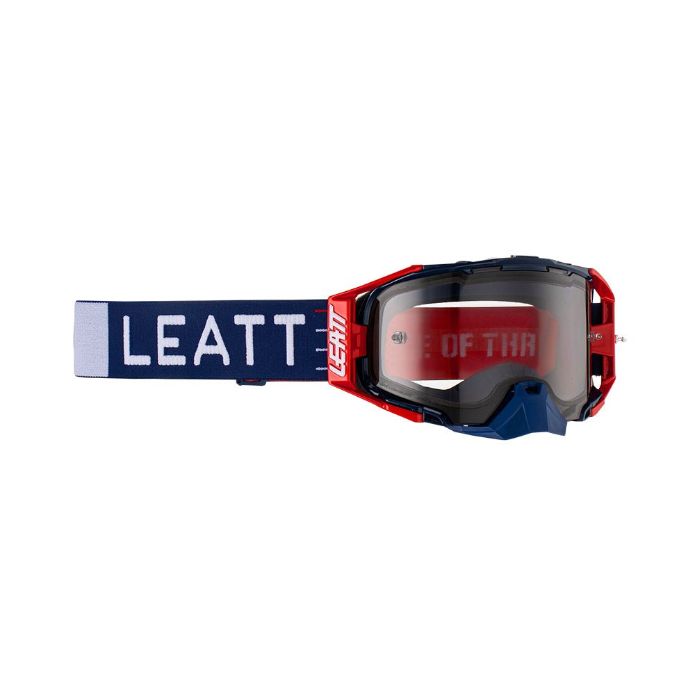 LEATT GOGGLE VELOCITY 6.5 ROYAL - LIGHT GREY LENS - ACE Race Shop