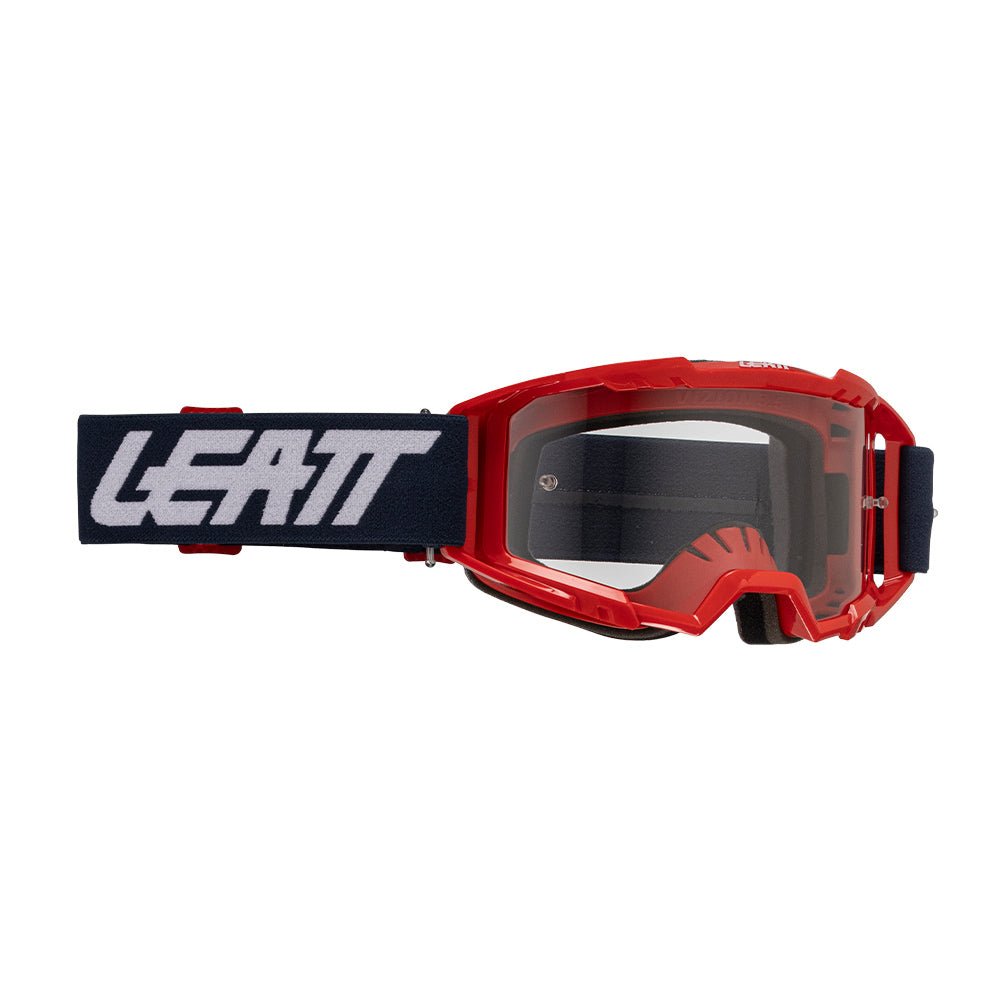 LEATT GOGGLE VIZION 3.5 RED LENS - CLEAR 90 VLT - ACE Race Shop