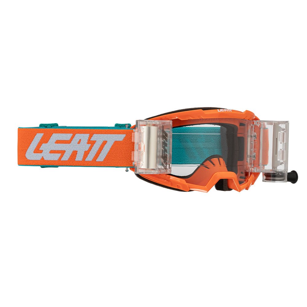 LEATT GOGGLE VIZION 3.5 ROLL - OFF ORANGE - LENS CLEAR 90 VLT - ACE Race Shop