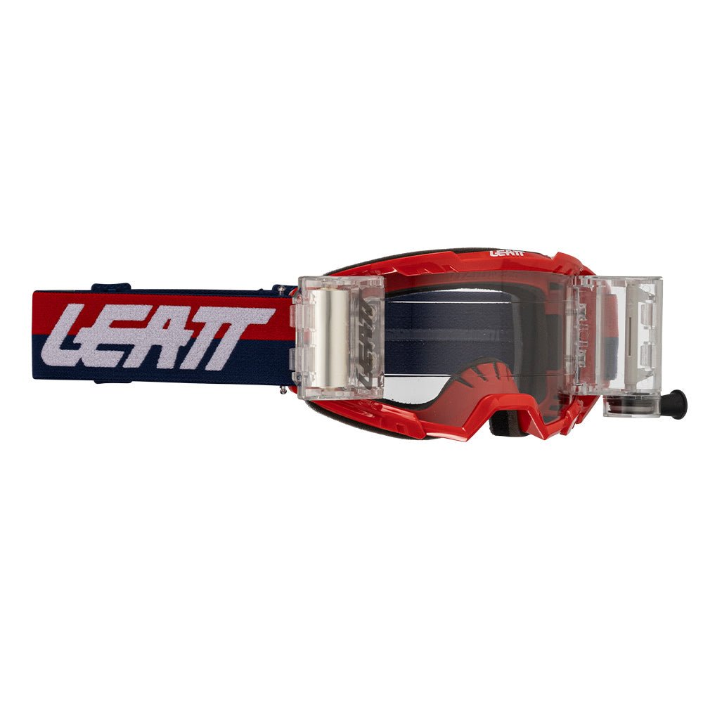 LEATT GOGGLE VIZION 3.5 ROLL - OFF ROYAL - LENS CLEAR 90 VLT - ACE Race Shop