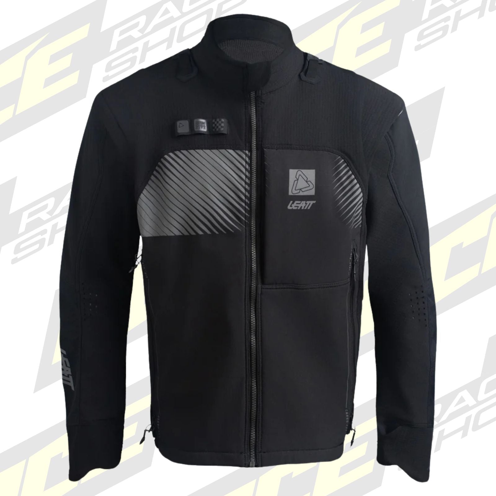 LEATT JACKET MOTO 4.5 ENDURO OFFROAD HATCHET - BLACK - ACE Race Shop