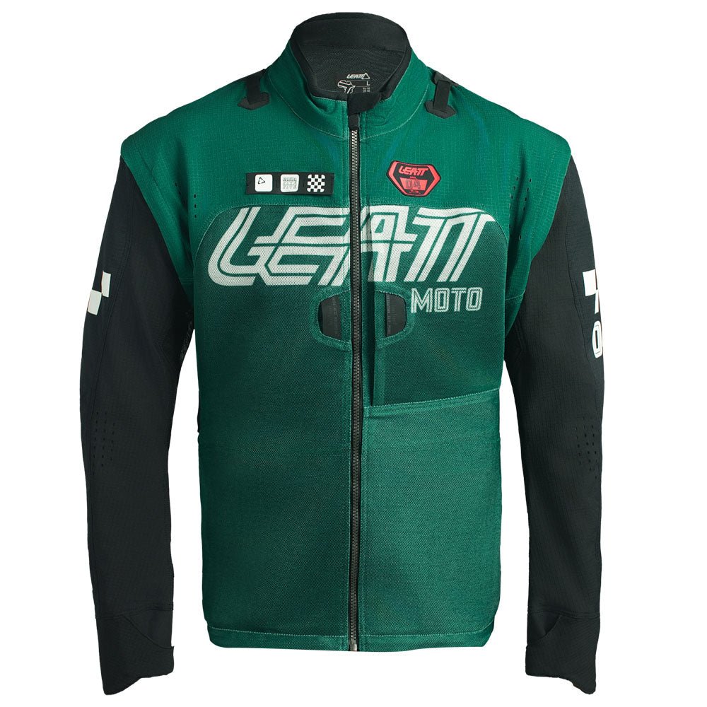 LEATT JACKET MOTO 4.5 ENDURO X-FLOW SPEED JADE GREEN - ACE Race Shop