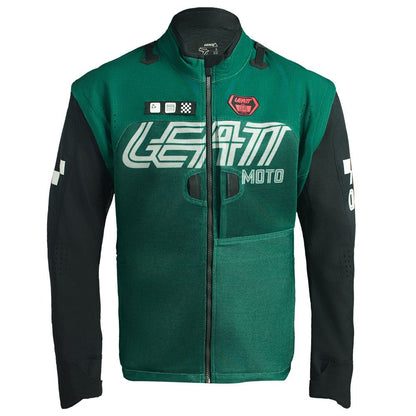 LEATT JACKET MOTO 4.5 ENDURO X-FLOW SPEED JADE GREEN - ACE Race Shop