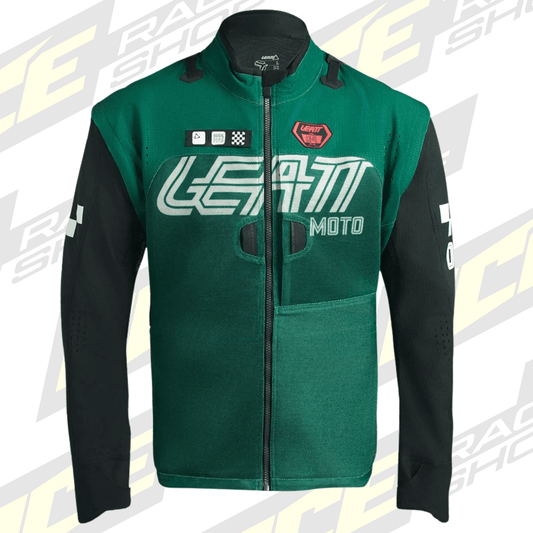 LEATT JACKET MOTO 4.5 ENDURO X-FLOW SPEED JADE GREEN - ACE Race Shop