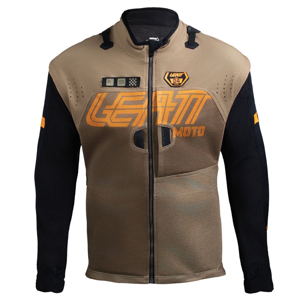 LEATT JACKET MOTO 4.5 ENDURO X-FLOW SPEED KHAKI BROWN - ACE Race Shop