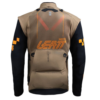 LEATT JACKET MOTO 4.5 ENDURO X-FLOW SPEED KHAKI BROWN - ACE Race Shop