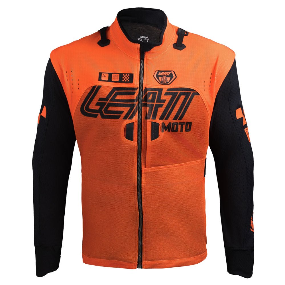 LEATT JACKET MOTO 4.5 ENDURO X-FLOW SPEED ORANGE - ACE Race Shop