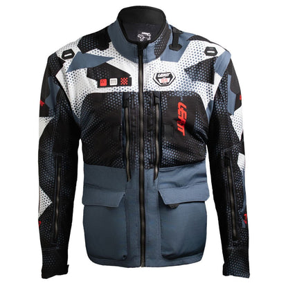 LEATT JACKET MOTO 5.5 ENDURO CAMO GREY - ACE Race Shop