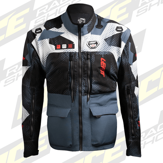 LEATT JACKET MOTO 5.5 ENDURO CAMO GREY - ACE Race Shop