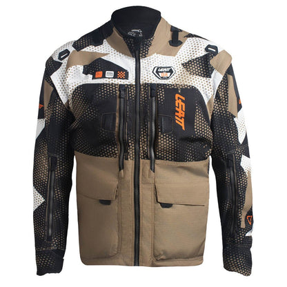LEATT JACKET MOTO 5.5 ENDURO CAMO KHAKI BROWN - ACE Race Shop
