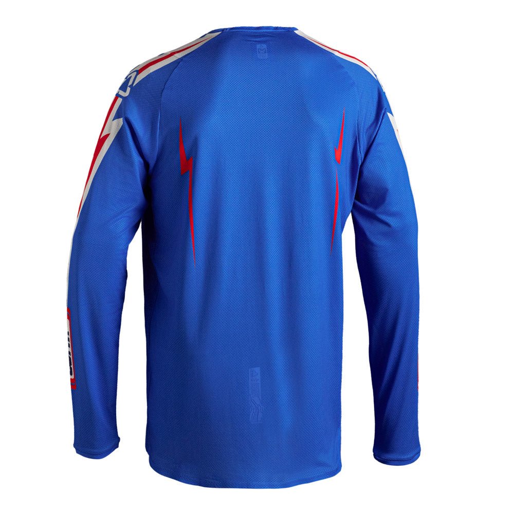 LEATT JUNIOR KIDS SHIRT MOTOCROSS MX JERSEY TOP YOUTH MOTO 4.5 SPEED BLUE - ACE Race Shop