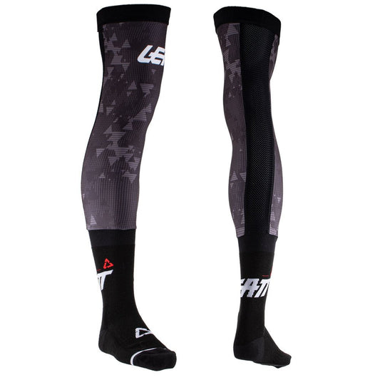 LEATT KNEE BRACE SOCKS BLACK SMALL (2.5 - 4.5) - ACE Race Shop