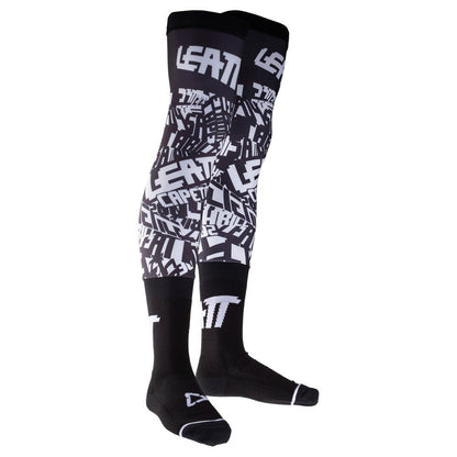 LEATT KNEE BRACE SOCKS BLACK/WHITE - ACE Race Shop