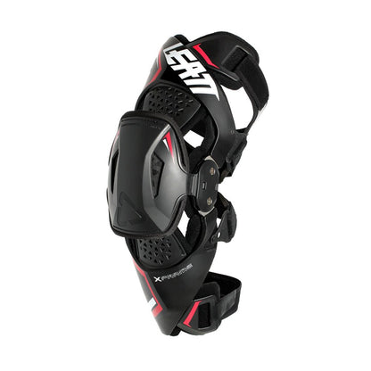 LEATT KNEE BRACE X - FRAME BLACK/RED (PAIR) - ACE Race Shop
