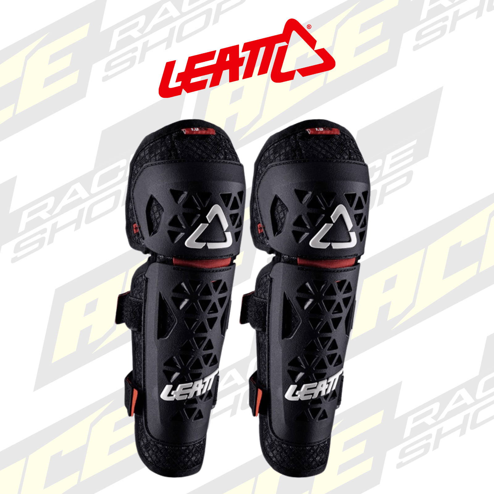 LEATT KNEE GUARD 1.5 MINI BLACK MX MOTOCROSS & ENDURO - ACE Race Shop