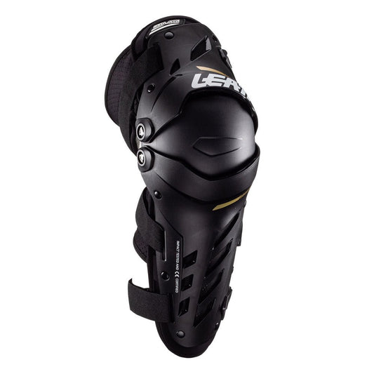 LEATT KNEE GUARD DUAL AXIS BLACK JUNIOR - ACE Race Shop