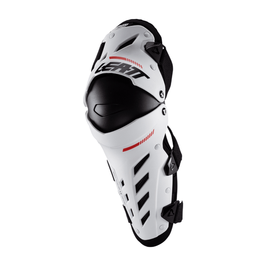 LEATT KNEE GUARD DUAL AXIS WHITE - ACE Race Shop