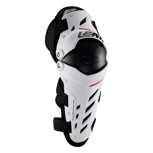 LEATT KNEE GUARD DUAL AXIS WHITE JUNIOR - ACE Race Shop