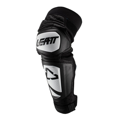 LEATT KNEE & SHIN GUARD EXTENSION WHITE/BLACK JUNIOR - ACE Race Shop
