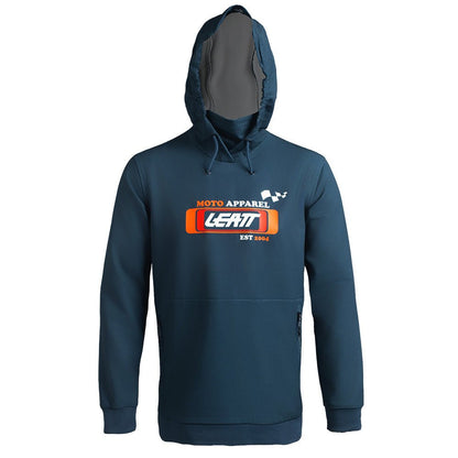 LEATT MOTOCROS ENDURO RIDING HOODY JERSEY MOTO 5.5 THERMAFLOW RETRO OCEAN GREY - ACE Race Shop
