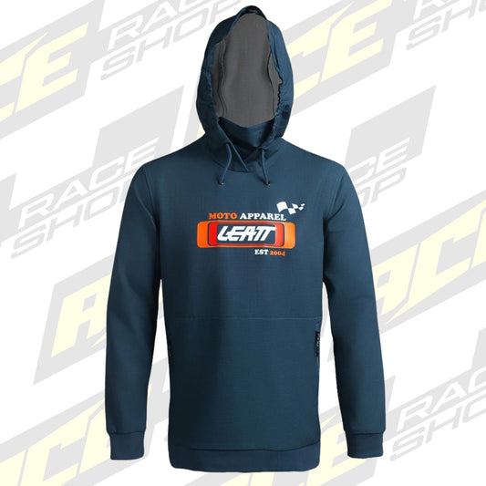 LEATT MOTOCROS ENDURO RIDING HOODY JERSEY MOTO 5.5 THERMAFLOW RETRO OCEAN GREY - ACE Race Shop