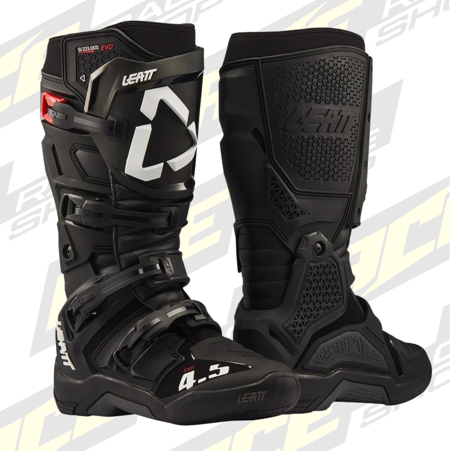 LEATT MOTOCROSS BOOT MOTO MX 4.5 EVO - BLACK - ACE Race Shop