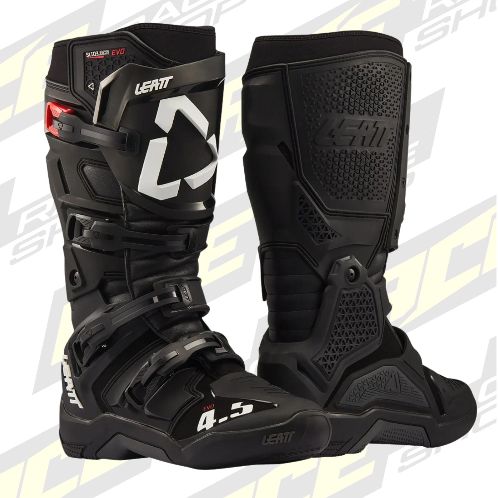 LEATT MOTOCROSS BOOT MOTO MX 4.5 EVO - BLACK - ACE Race Shop