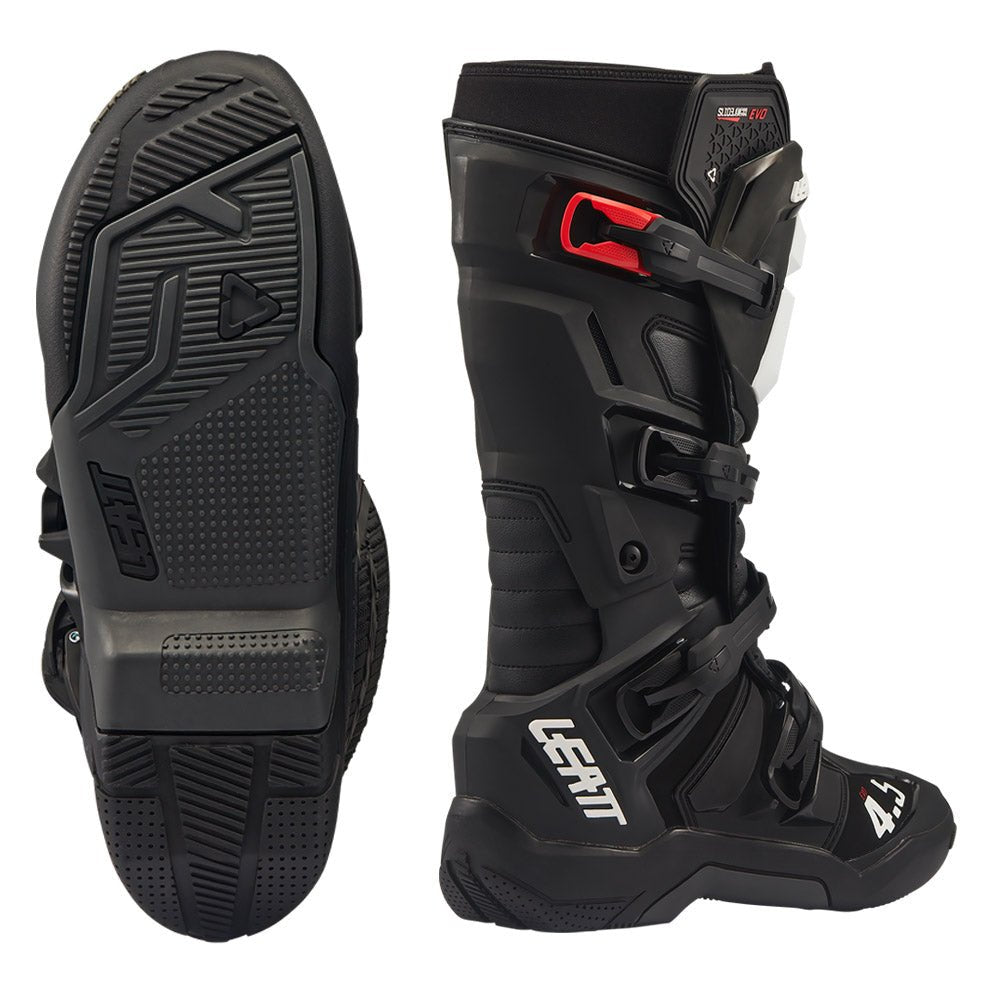 LEATT MOTOCROSS BOOT MOTO MX 4.5 EVO - BLACK - ACE Race Shop
