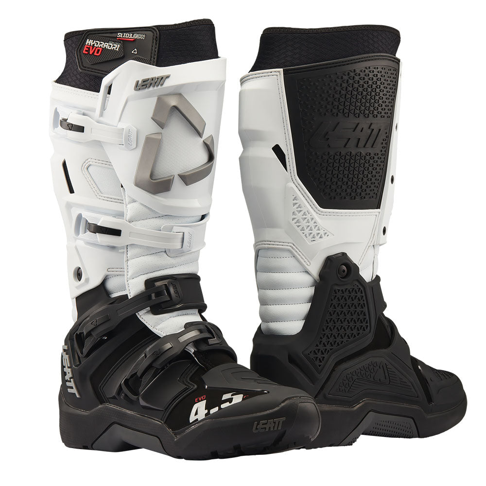 LEATT MOTOCROSS ENDURO BOOT MOTO 4.5 HYDRADRI EVO WATERPROOF - WHITE - ACE Race Shop