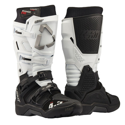 LEATT MOTOCROSS ENDURO BOOT MOTO 4.5 HYDRADRI EVO WATERPROOF - WHITE - ACE Race Shop