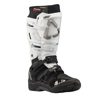 LEATT MOTOCROSS ENDURO BOOT MOTO 4.5 HYDRADRI EVO WATERPROOF - WHITE - ACE Race Shop