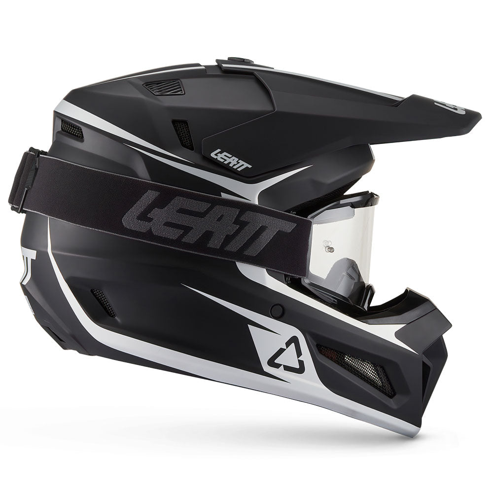 LEATT MOTOCROSS ENDURO MX HELMET MOTO 3.5 - BLACK WHITE - ACE Race Shop