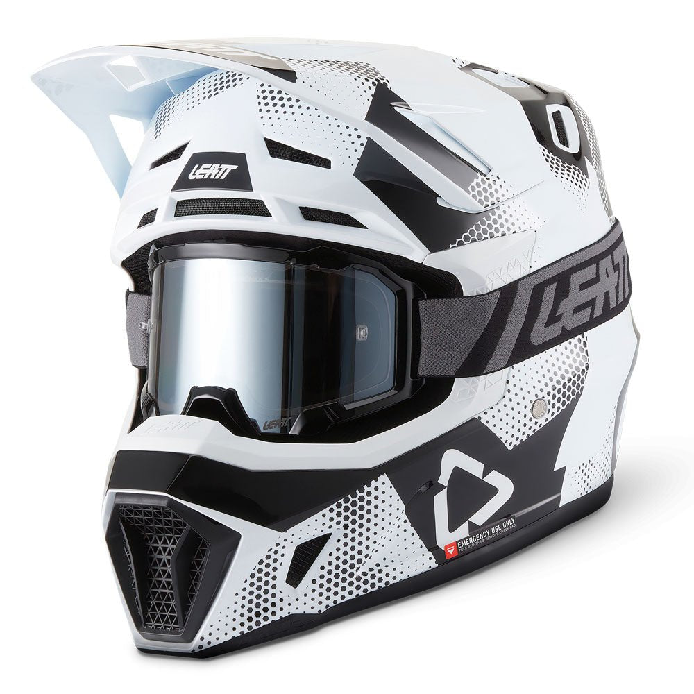 LEATT MOTOCROSS ENDURO MX HELMET MOTO 7.5 - CAMO BLACK/WHITE - ACE Race Shop