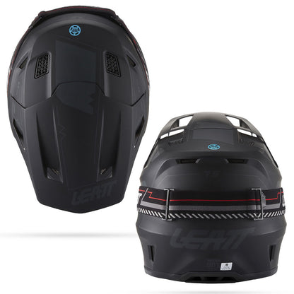 LEATT MOTOCROSS ENDURO MX MOTOX HELMET MOTO 7.5 - STEALTH BLACK - ACE Race Shop