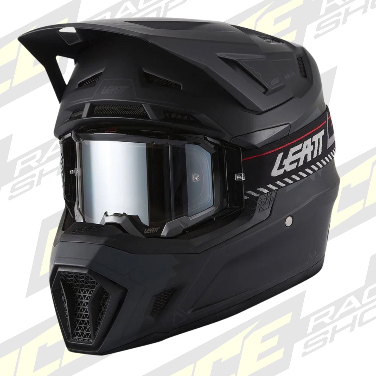 LEATT MOTOCROSS ENDURO MX MOTOX HELMET MOTO 7.5 - STEALTH BLACK - ACE Race Shop