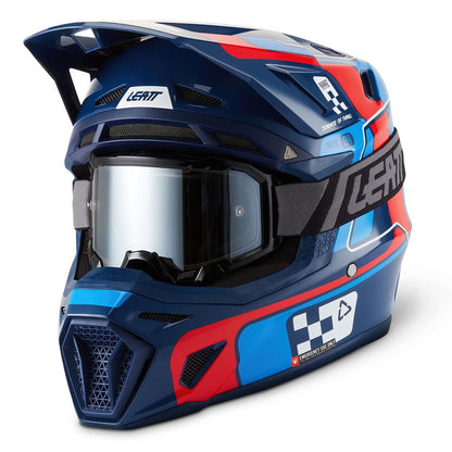 LEATT MOTOCROSS ENDURO MX MOTOX HELMET MOTO 8.5 - BLUE/RED - ACE Race Shop