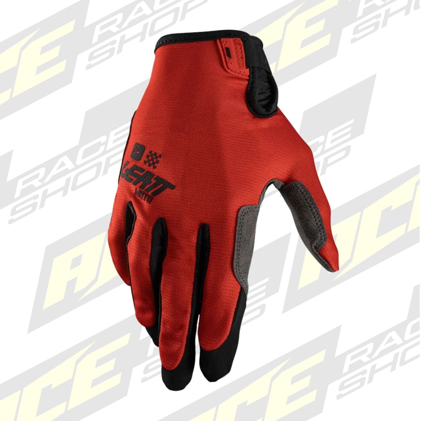 LEATT MOTOCROSS ENDURO MX MTB BMX GLOVE MOTO 1.5 GRIP R - RED - ACE Race Shop