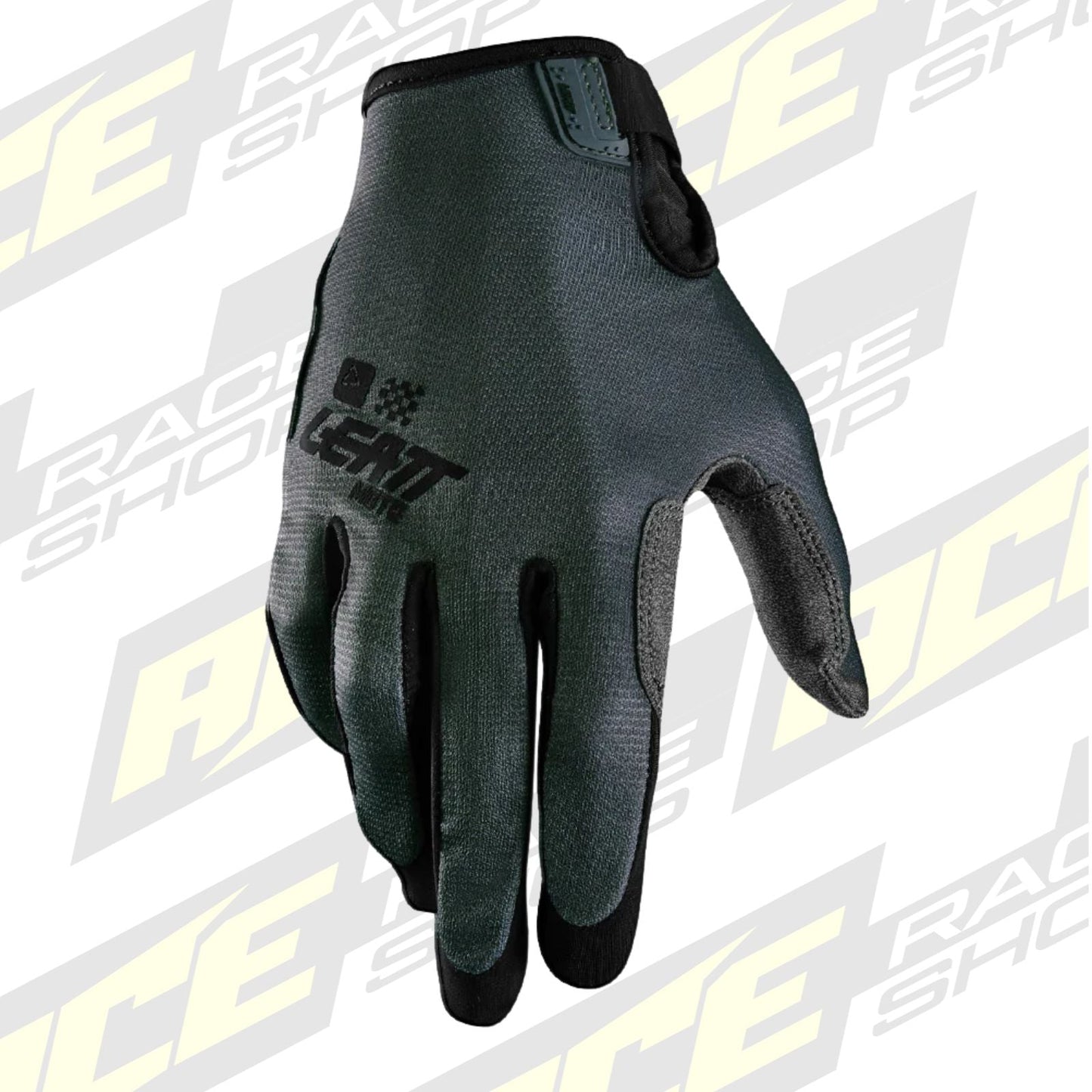 LEATT MOTOCROSS ENDURO MX MTB BMX GLOVE MOTO 1.5 GRIP R - STEALTH GREY - ACE Race Shop