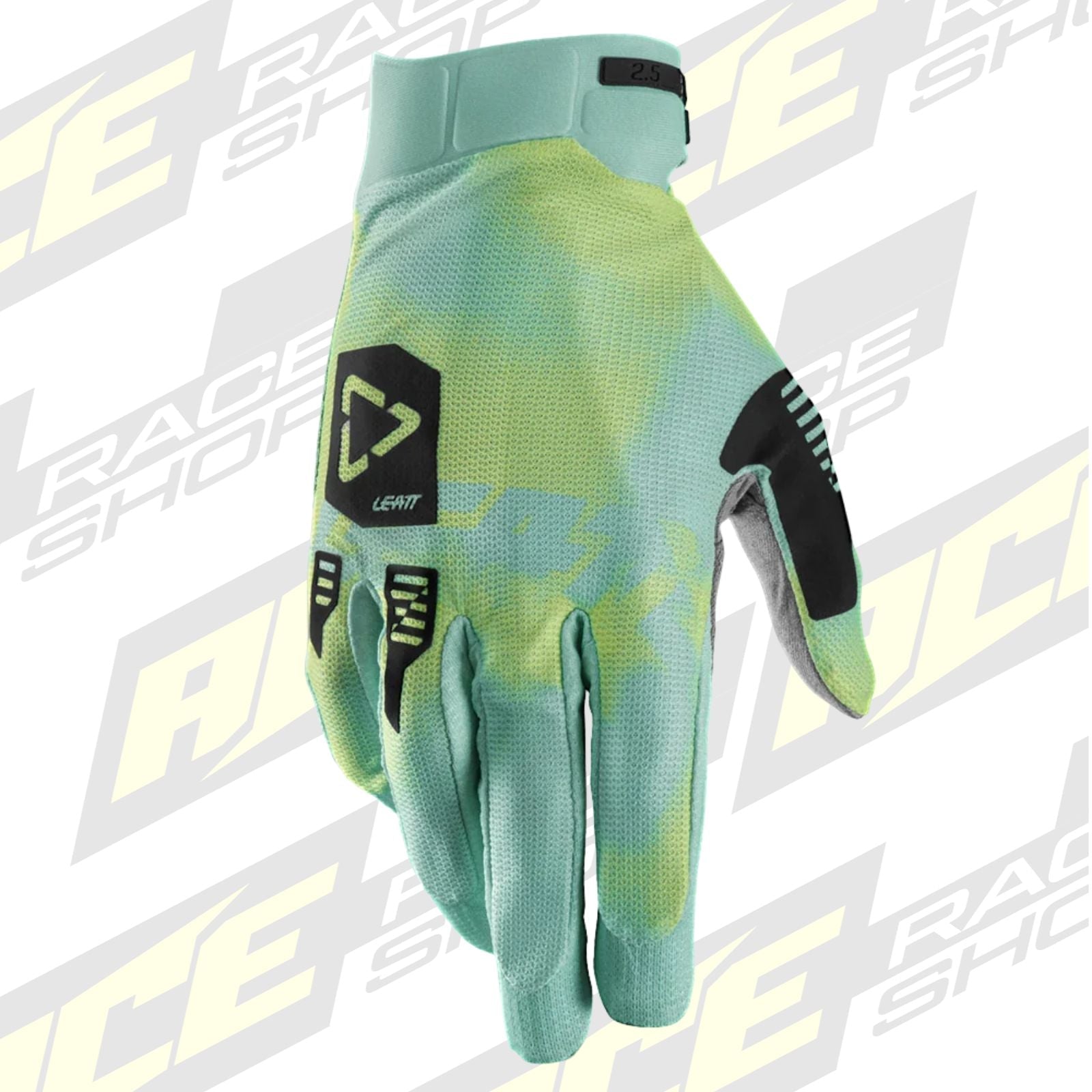 LEATT MOTOCROSS ENDURO MX MTB BMX GLOVE MOTO 2.5 X-FLOW - ACID YELLOW - ACE Race Shop