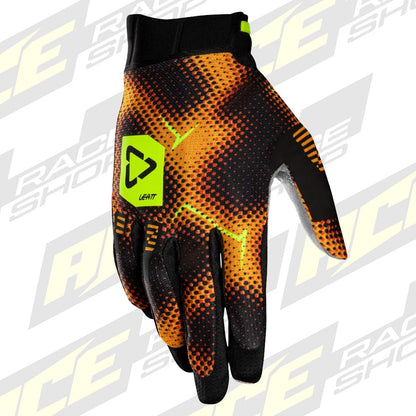 LEATT MOTOCROSS ENDURO MX MTB BMX GLOVE MOTO 2.5 X-FLOW - FIRE ORANGE - ACE Race Shop